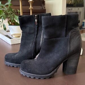 Sam Edelman Black Heeled Boots
